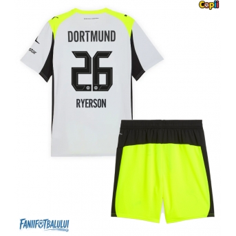 Borussia Dortmund Julian Ryerson #26 Echipament de Fotbal Replică 2025-26 Copii Deplasare (+ Șorturi)